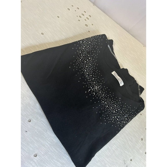 89th + Madison (Style S1091AM2289 Black ) with Rhinestone accent XL NWT - Picture 3 of 6